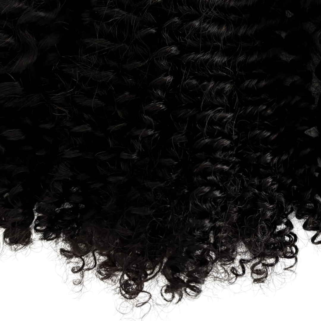 Virgin Kinky Curly Bundle # 1B