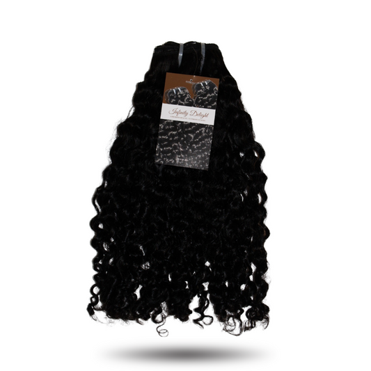 Virgin Hair Spanish Curly Bundle # 1B