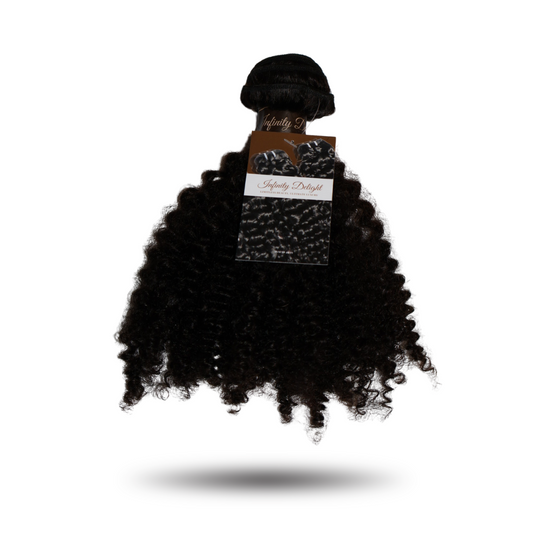Virgin Kinky Curly Bundle # 1B
